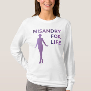 "Misandry para camisa de la vida"