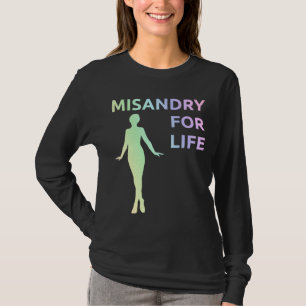 "Misandry para camisa de la vida"