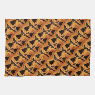 Misericordia sonriente toallas de cocina de Jack-O