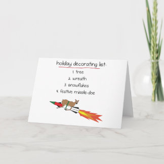 Misil-Gama - tarjetas de felicitación divertidas