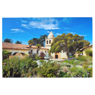 MISIÓN DE CARMEL BASILICA Arte Metalizado