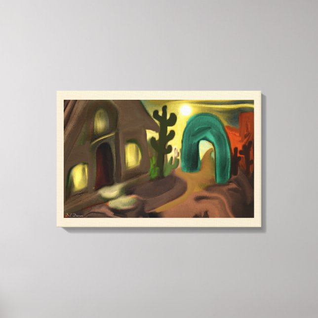 Misión española Resumen de arte (Anverso)