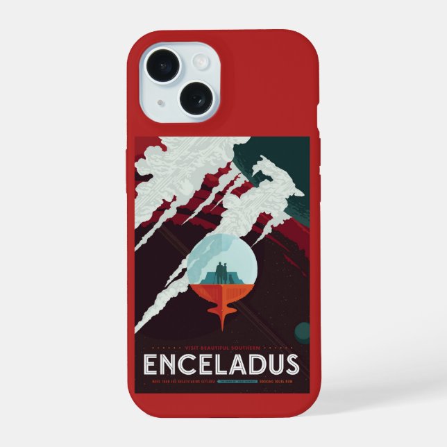 Misión Retro Space Poster-Cassini A Saturno (Reverso )