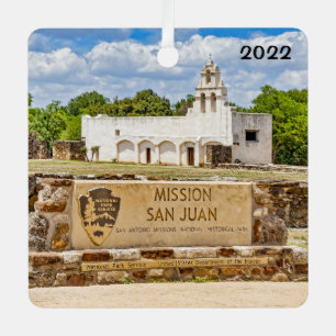 Misión San Juan, Adorno Metálico Cuadrado