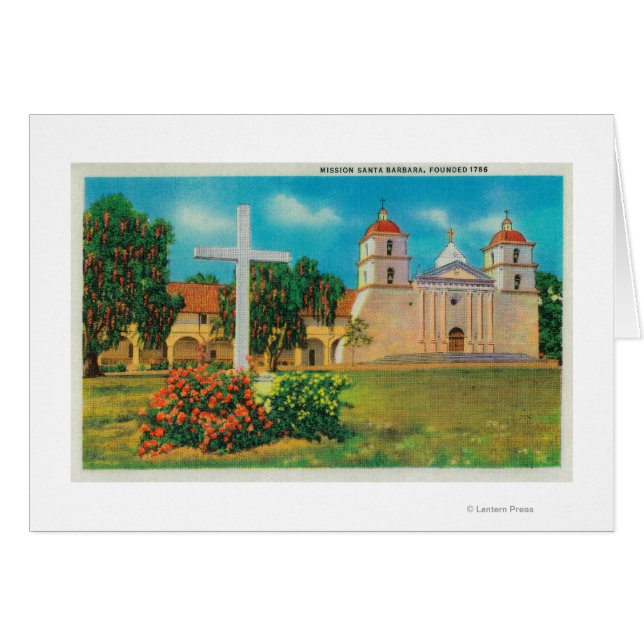 Misión Santa Barbara View (Anverso (Horizontal))