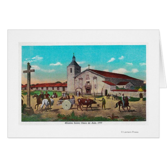 Misión Santa Clara de Asis Santa Clara, CA (Anverso (Horizontal))