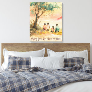 Misiones Salesianas Arte Acuarela