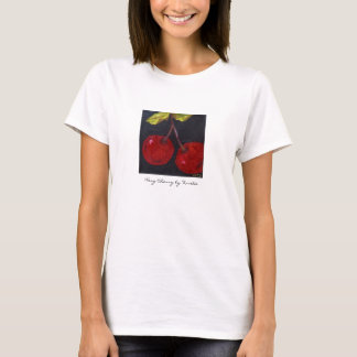 Mismo cereza por la camiseta del personalizado de