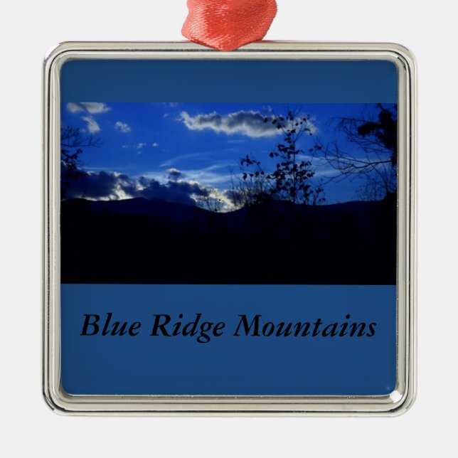 Mismo ornamento de Blue Ridge Mountains (Frente)