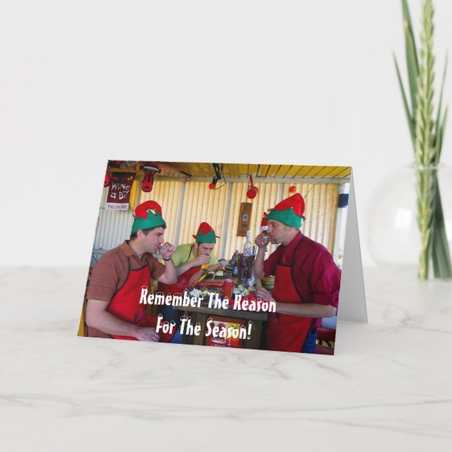 ¡Mismo tarjeta de felicitación del navidad de la (Anverso)