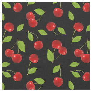 Mismo tela de la cereza - en negro