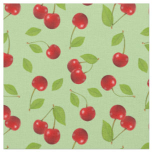 Mismo tela de la cereza - en verde