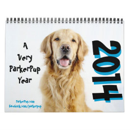 Mismo un año de ParkerPup - calendario 2014