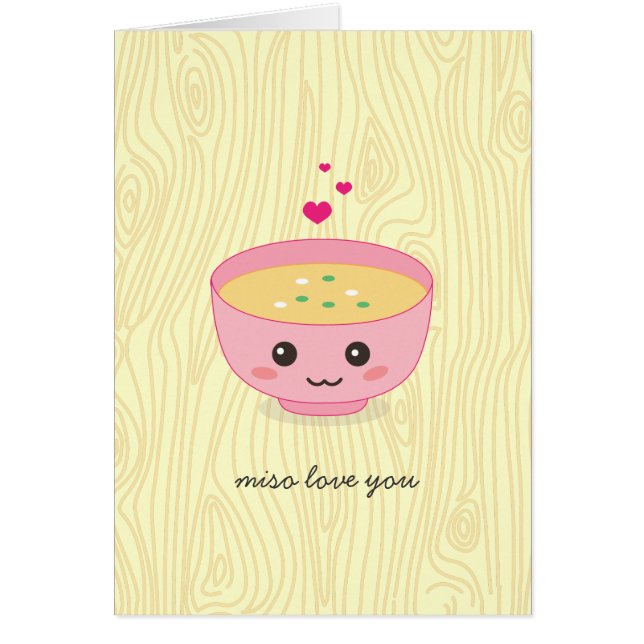 Miso Love You Card (Frente)