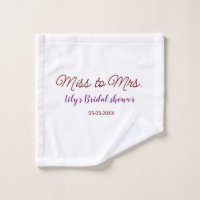Miss a Mrs bridal ducha agregar nombre fecha año s