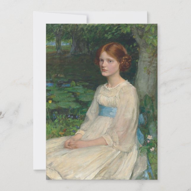 Miss Betty Pollock | John William Waterhouse (Anverso)