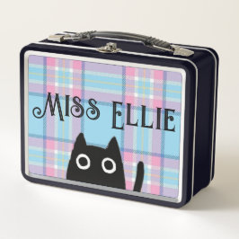 Miss Ellie y Cat Black Lunchbox
