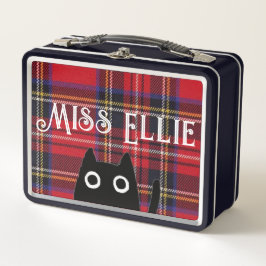 Miss Ellie y Cat Black Lunchbox