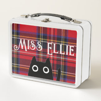 Miss Ellie y Cat White Lunchbox