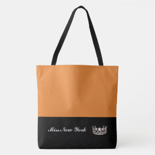 Miss Estados Unidos Naranja grande de la bolsa de 