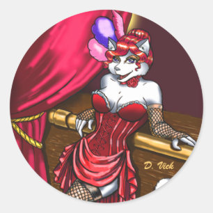 Miss Kitty Pegatina