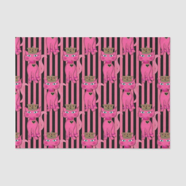 Miss Kitty, Purpurina Rosa 4AO-TISSUE PAPEL DE RAP (Anverso)