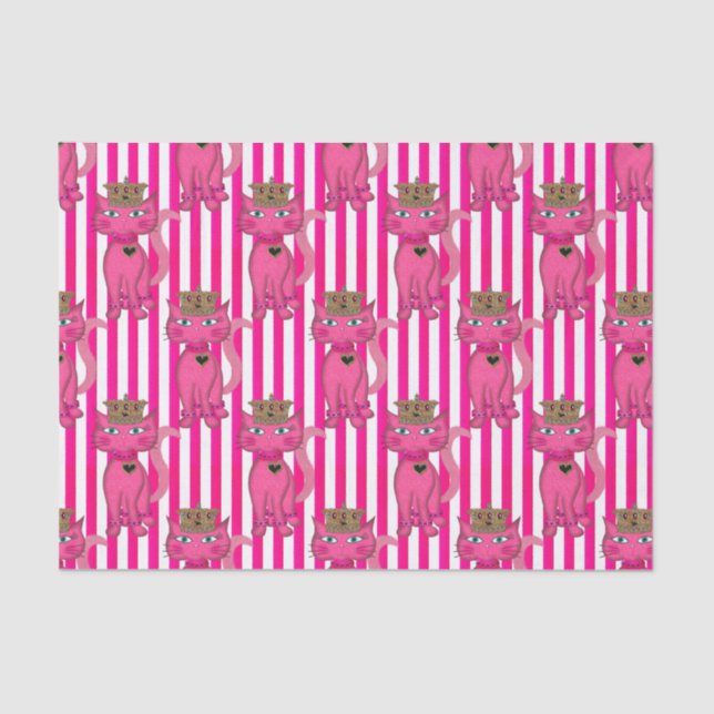 Miss Kitty, Purpurina Rosado 3AO-TISSUE PAPEL DE R (Anverso)