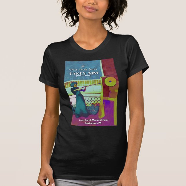 Miss Sarah James Apunta A Camiseta (Anverso)