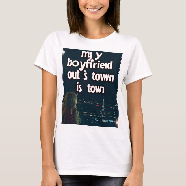 Missing My Boo: Mi novio está fuera de la camiseta (Anverso)