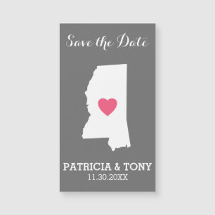 Mississippi Amor del Estado Hogar con el Corazón P