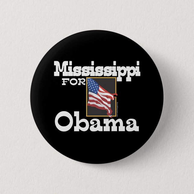 Mississippi para el botón de Obama (Anverso)