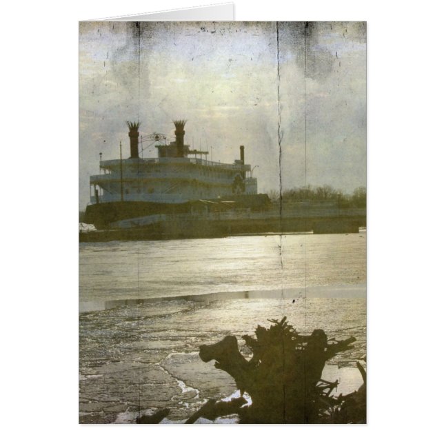 Mississippi River Winter Sunset todas las ocasione (Frente)