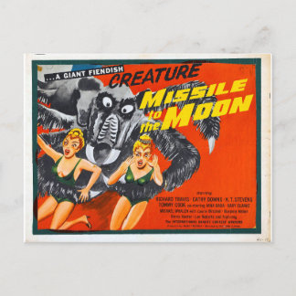 MISSLE A LA TARJETA POSTAL DE LA LUNA