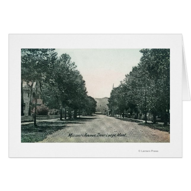 Missouri Avenue ViewDeer Lodge, MT (Anverso (Horizontal))