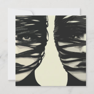 Misterio Enmascarado: Arte de Caras Envueldas Dual
