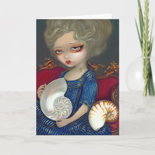 "Misterio tarjeta de felicitación del nautilus" (Anverso)