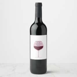 Misterios de asesinato y etiqueta de merlot