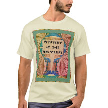 Misteriosa camiseta retro psicodélica universal