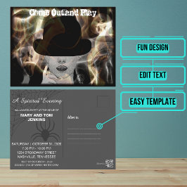 Misteriosa invitación de Halloween elegante