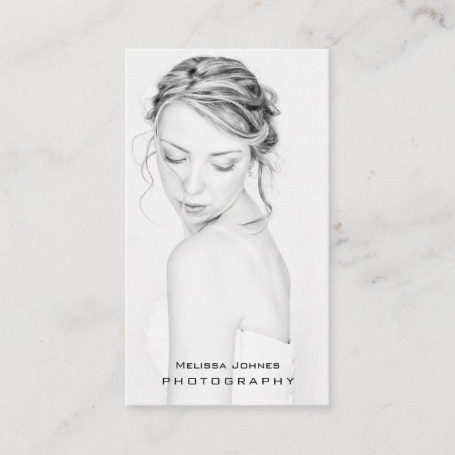 Misteriosa luz | Tarjeta de visita para fotógrafos (Anverso)