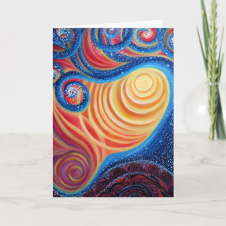 Misteriosas travesuras, tarjeta de árbol espiral