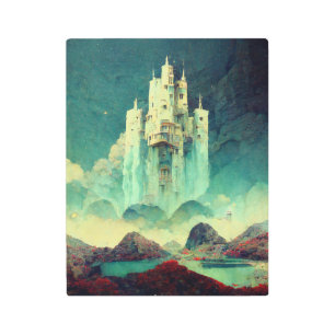 Misterioso arte de fantasía en el castillo