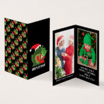 Mistle'toad, tarjeta de Navidades de fotografía fa<br><div class="desc">Mistle'toad,  Tarjetas de Navidades de fotos familiares de The Business Card Store. Estas tarjetas son una alternativa inteligente y más barata a tus tarjetas Navidades promedio porque son mucho más pequeñas y no tienen sobres. Simplemente dáselos a tu familia y amigos esta temporada de vacaciones.</div>