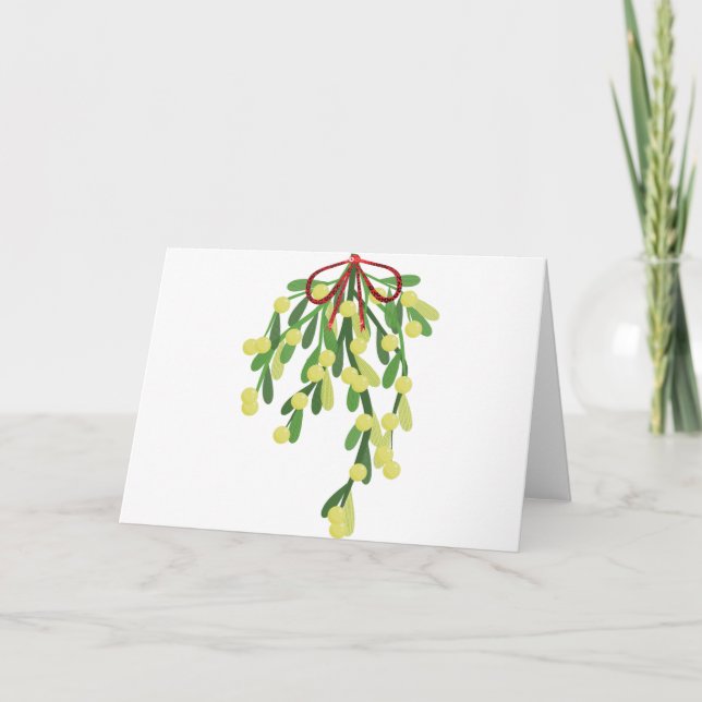 mistletoe de navidad roja (Anverso)