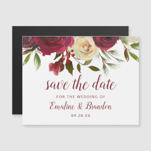 Mistletoe Manor Acuarela Invierno Save the Date