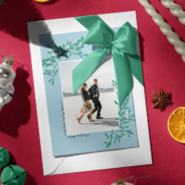 Mistletoe romántico - Tarjeta de vacaciones de fot