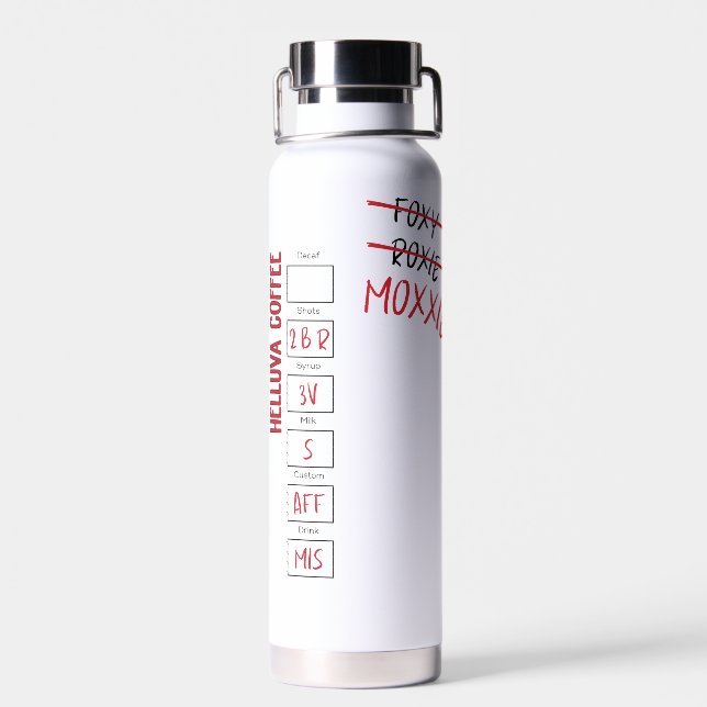 Misto de Mox - Botella de agua aislada por vacío (Atrás)