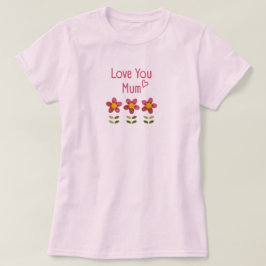 Misty Charm - camiseta floral del día de la madre