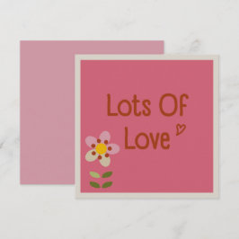 MISTY CHARM - Tarjeta de invitación floral para el