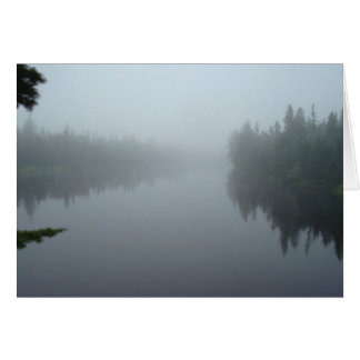 Misty Lake Card